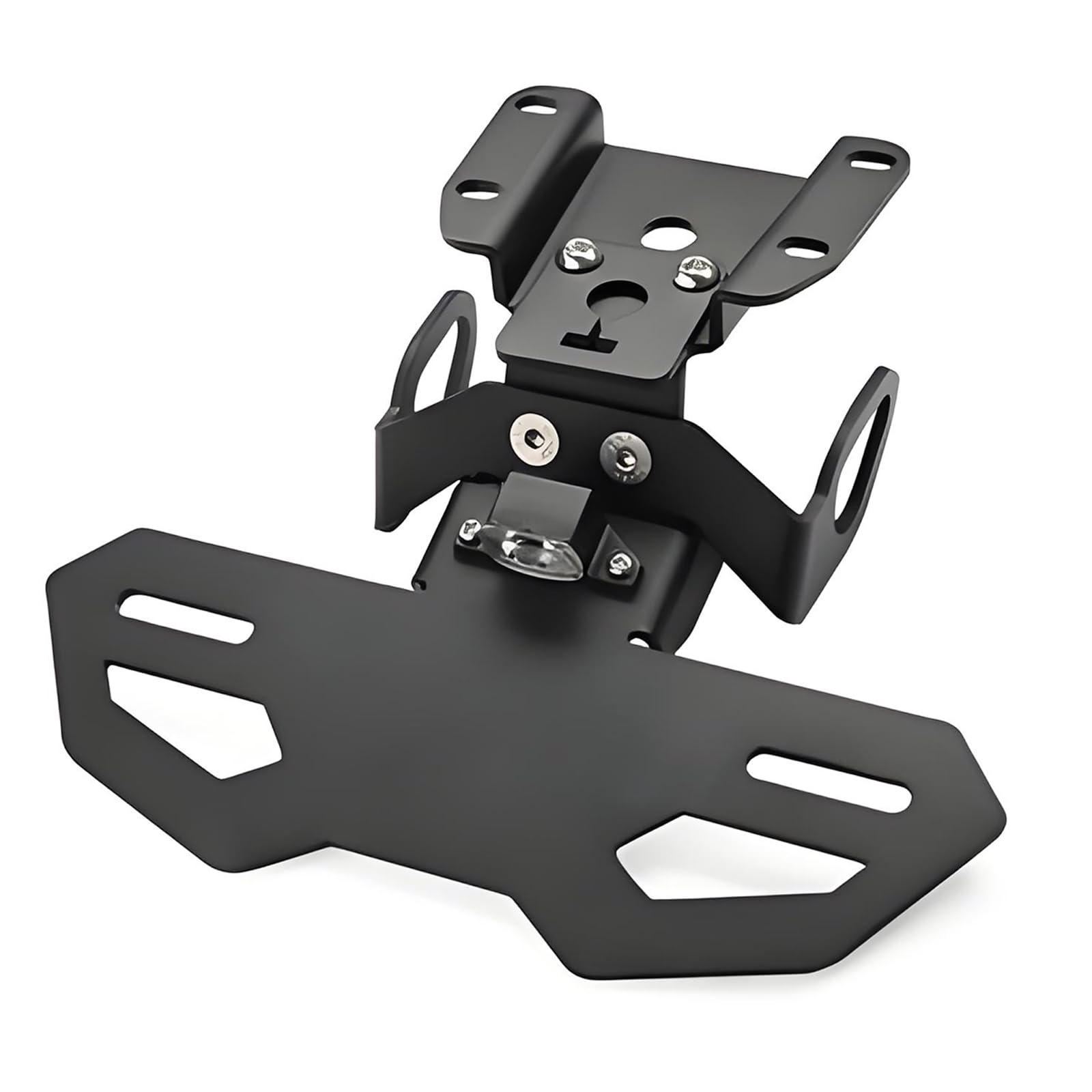 Support de plaque de licence de moto Premium en métal avec feu LED - 8