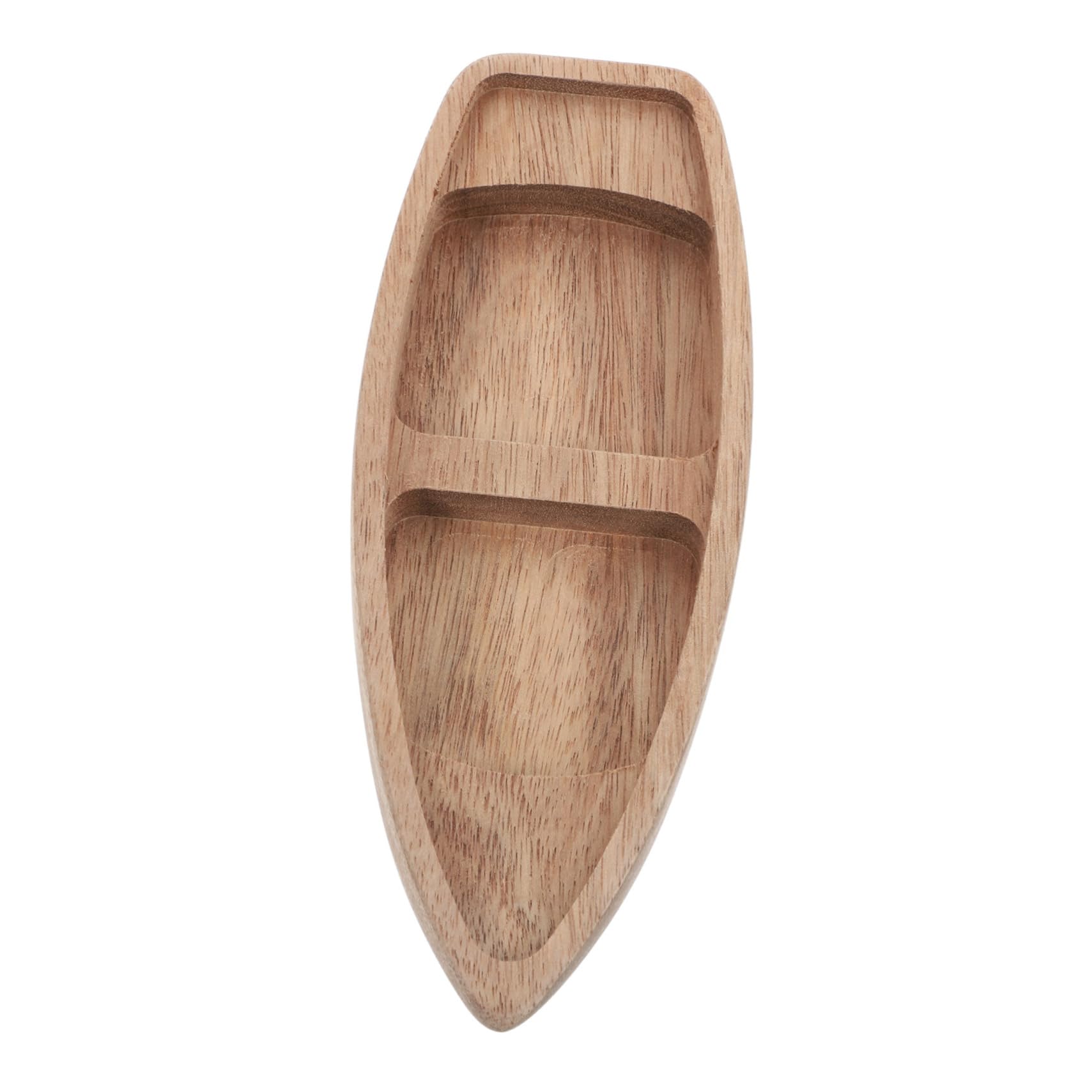 VINTORKY Classic Unfinished Wooden Canoe Model Nautical for Home Office Sturdy Wood Craftsmanship Unique Present for Relaxation and Pressure Relief Wooden Boat Figurine