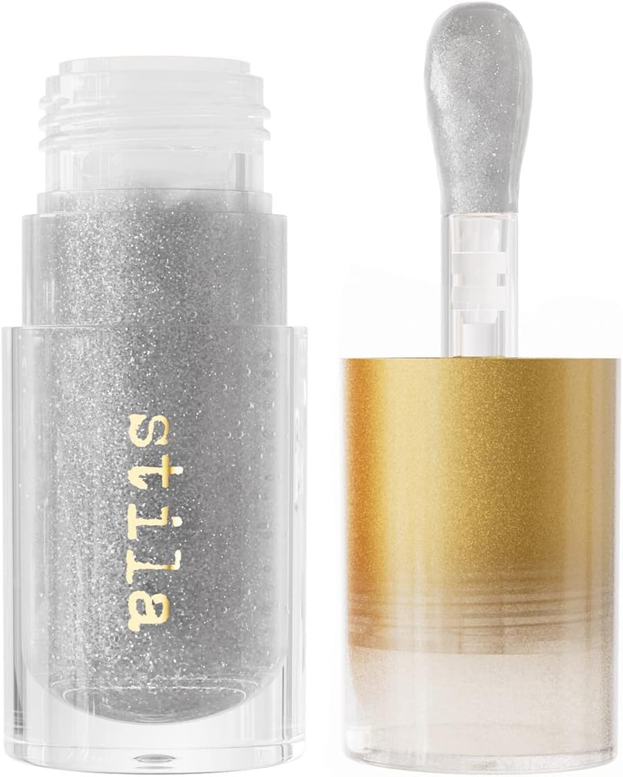 stila Heaven's Dew Gel Lip Oil Hydrating Gloss-Oil Hybrid with Jojoba, Hyaluronic Acid & Antioxidants High-Shine, Non-Sticky Nourishing Finish with Large Applicator