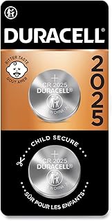 Lithium Coin Battery, 2025, 2/Pack