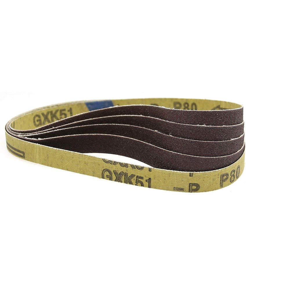 50 sztuk 457 * 13mm taśmy ścierne szlifierki pneumatyczne akcesoria do szlifierek taśmowych P40 P60 P80 opcjonalnie, P80, 457x13mm