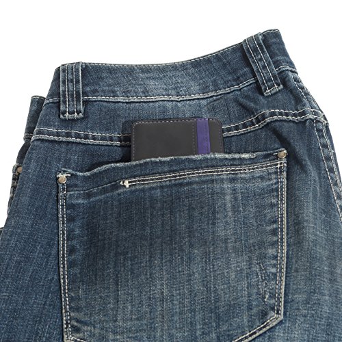 Image of Men's Fashion Magic Money Clip Leather Minimalistic Slim Wallet