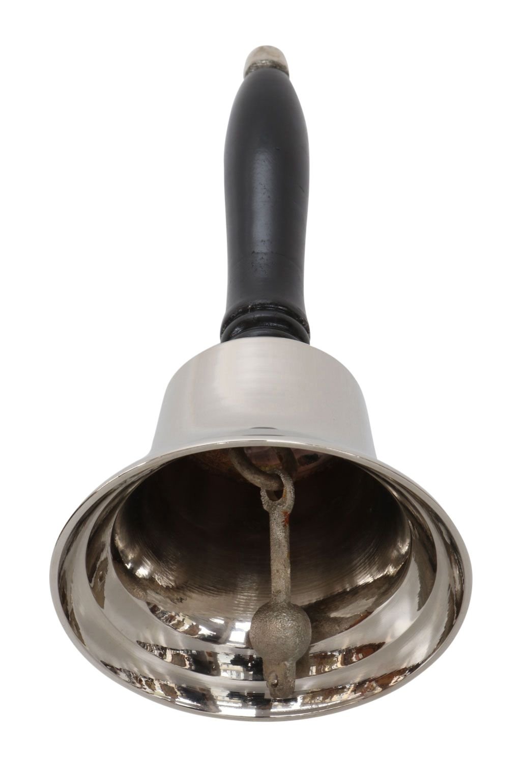 aubaho Campana de Tabla 22cm latón Madera Estilo Antiguo (c)