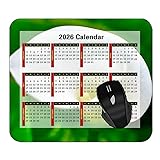 YENDOSTEEN 2026年カレンダー マウスパッド ゲーム用 ゲーミングマウスパッド 上質生地 滑り止, オランダカイウの花が咲く マウスパッド #50 Type-211