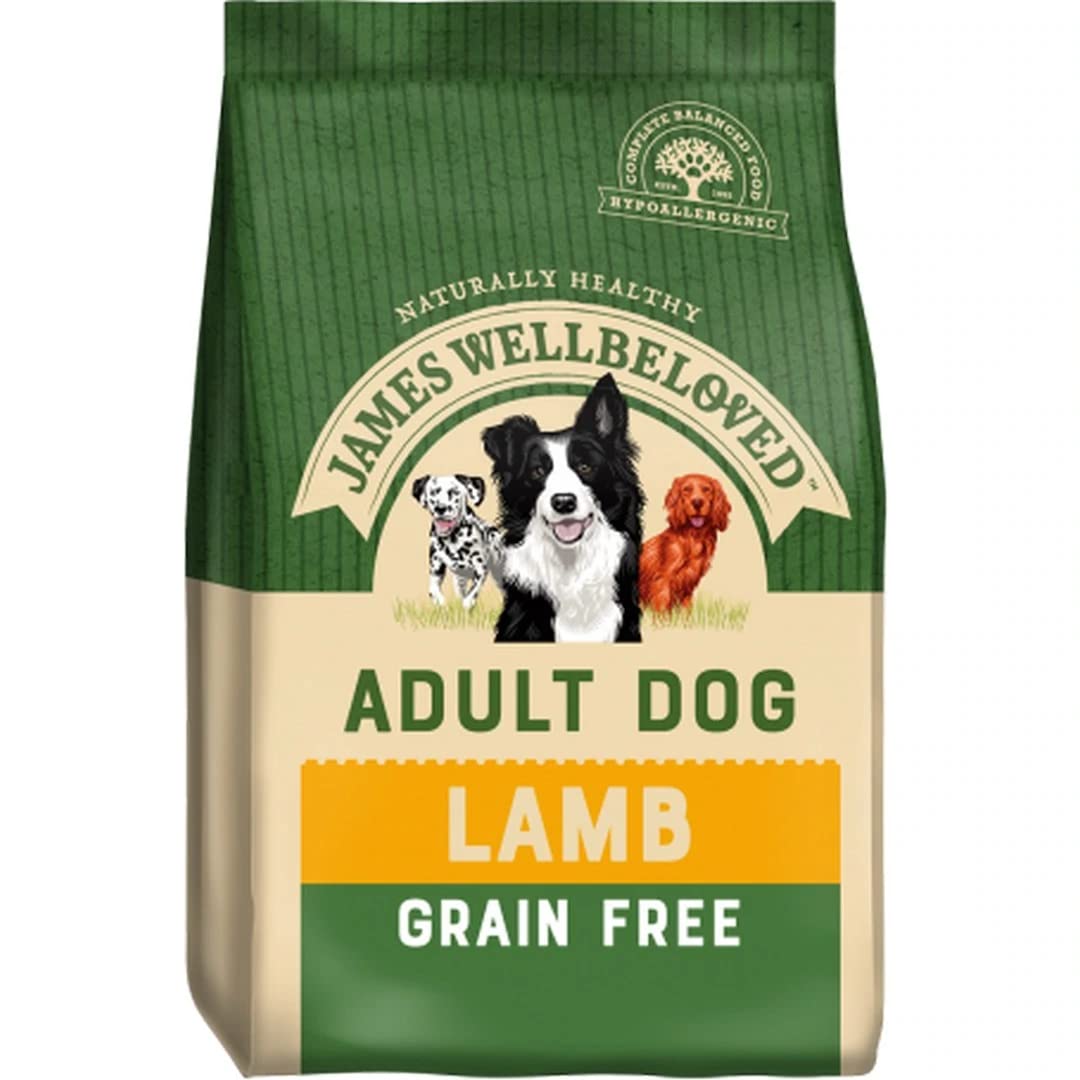 James Wellbeloved Dog Food Grain Free Lamb and Veg Adult (10kg)