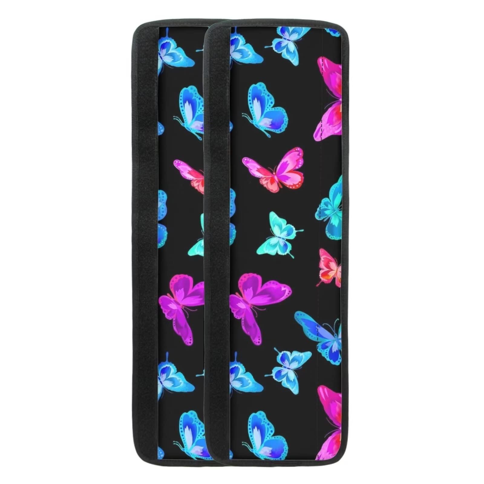 GLENLCWE Colorful Butterfly Refrigerator Door Handle Cover Kitchen Appliance Decor Handles Protector Gloves Keep Off Food Spot,Fingerprints,Oil Stain