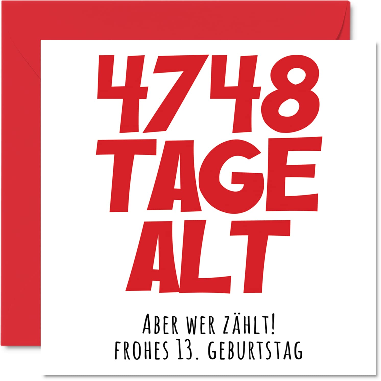 Hallmark Geburtstagskarte Zum 13. Für Sohn - Lustiges 3D Bären-Design