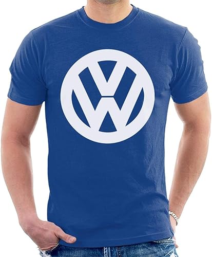 Miniatura 7 de Volkswagen Camiseta clásica negra con logotipo de VW para hombre
