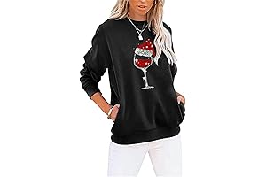 Festive Wine Glass Santa Hat Shirt: A Christmas Cheer Essential