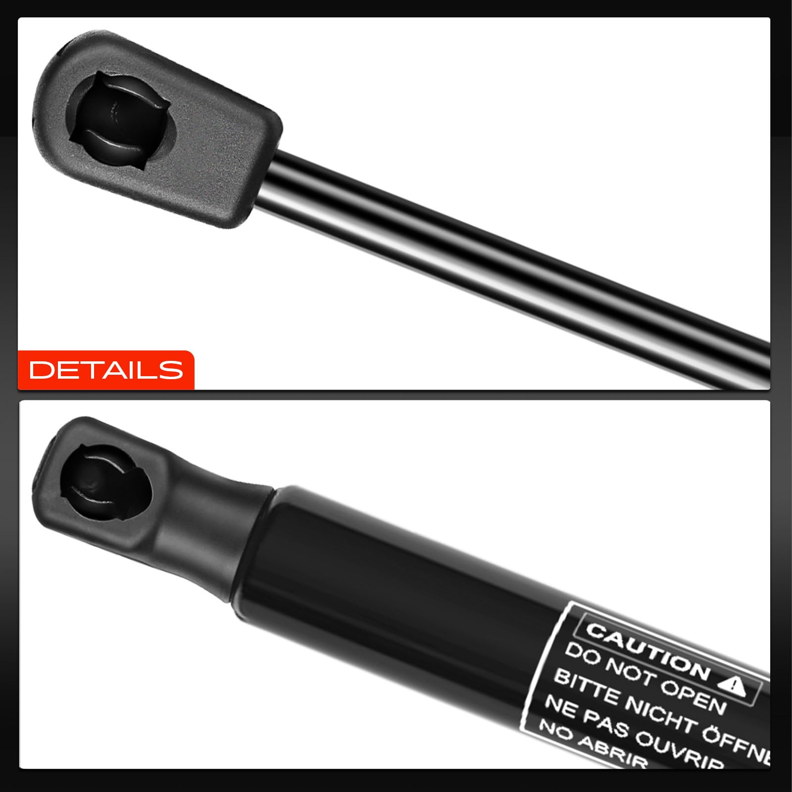 Frankberg 2x Ammortizzatore a molla a gas per portellone posteriore | 2S61A406A10AC; Compatibile con: Fiesta V Van, Fiesta V JD JH
