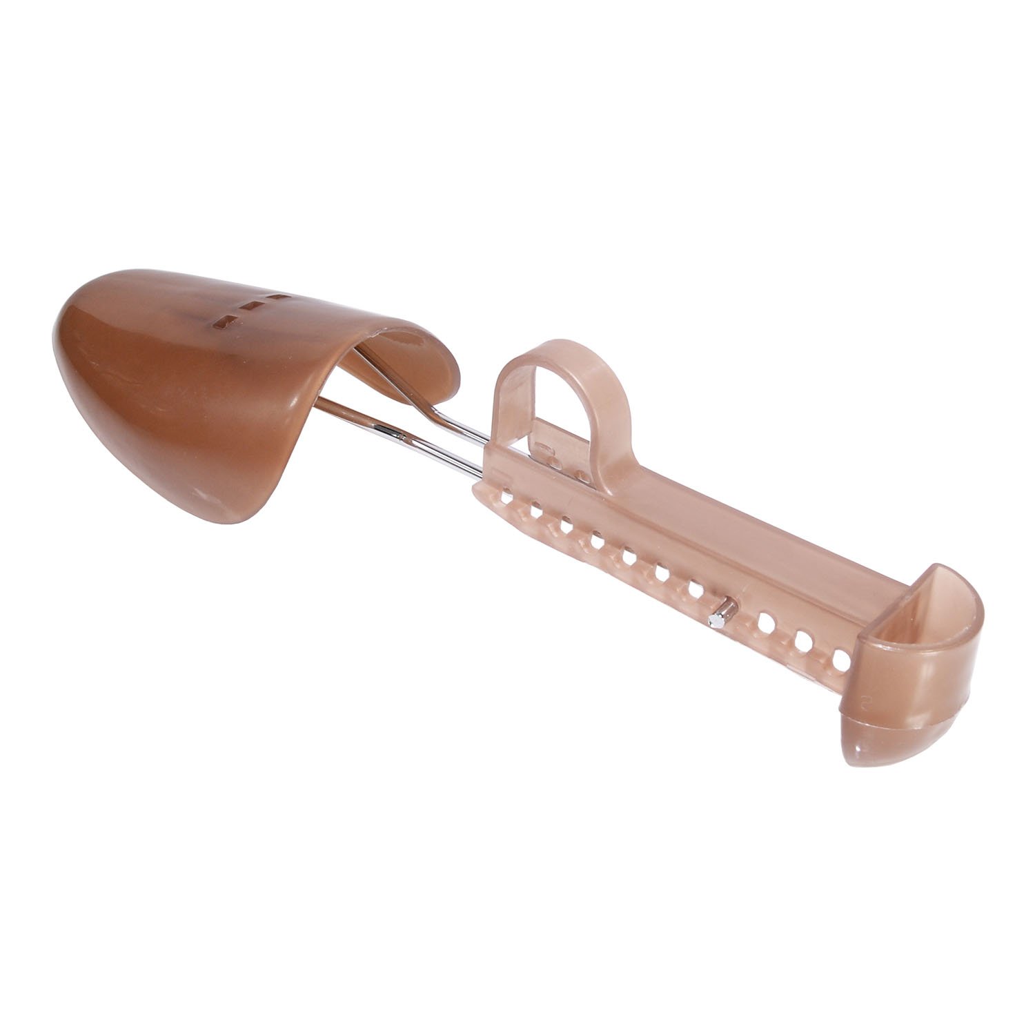 One Pair of Plastic Shoe Trees with Adjustable Metal Rod for Women's Sizes 4.5 - 10 - Comes with Lace Avenue Lace Locks