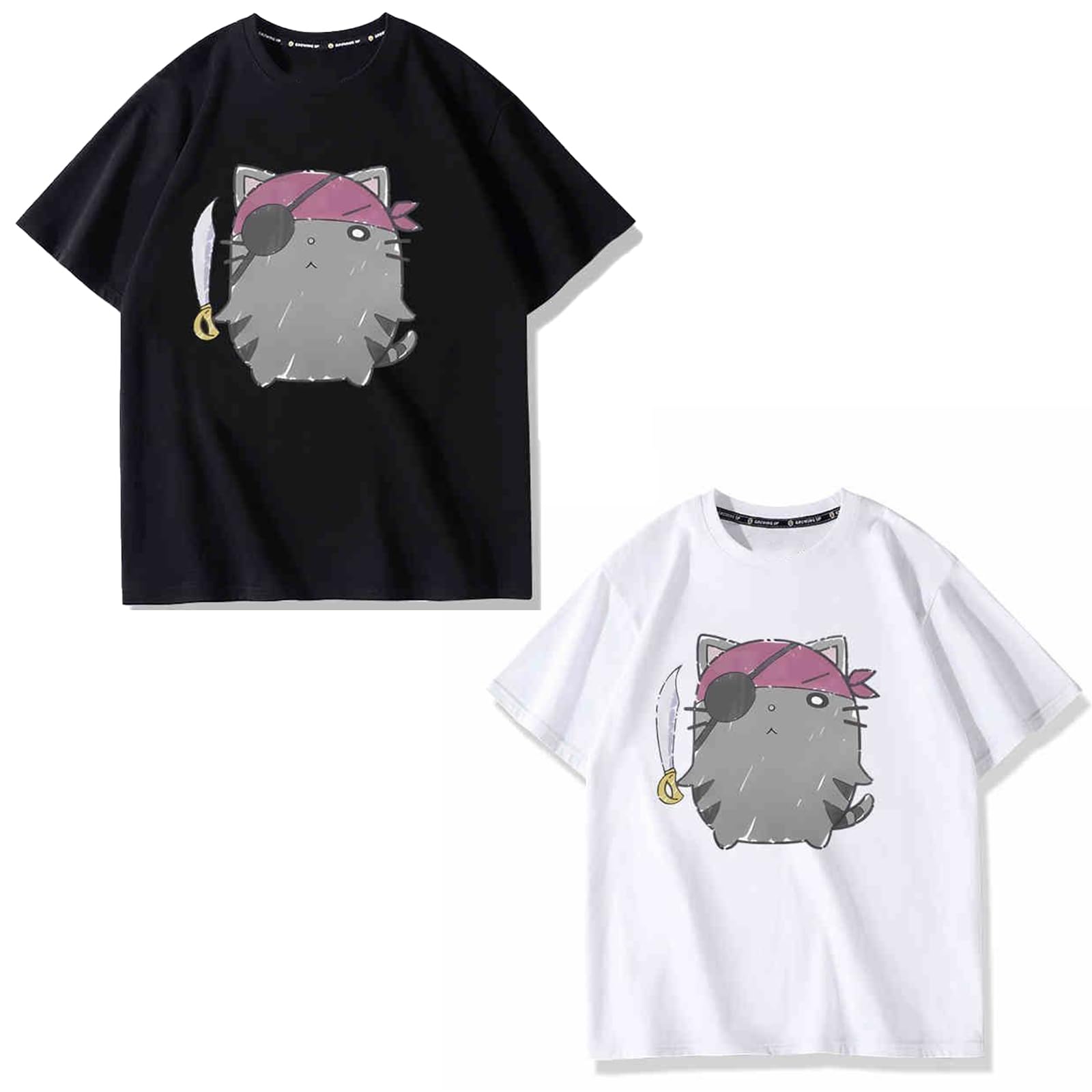 Amazon.co.jp: [HESHI] サマーポケッツ サマポケ ひげ猫団 半袖