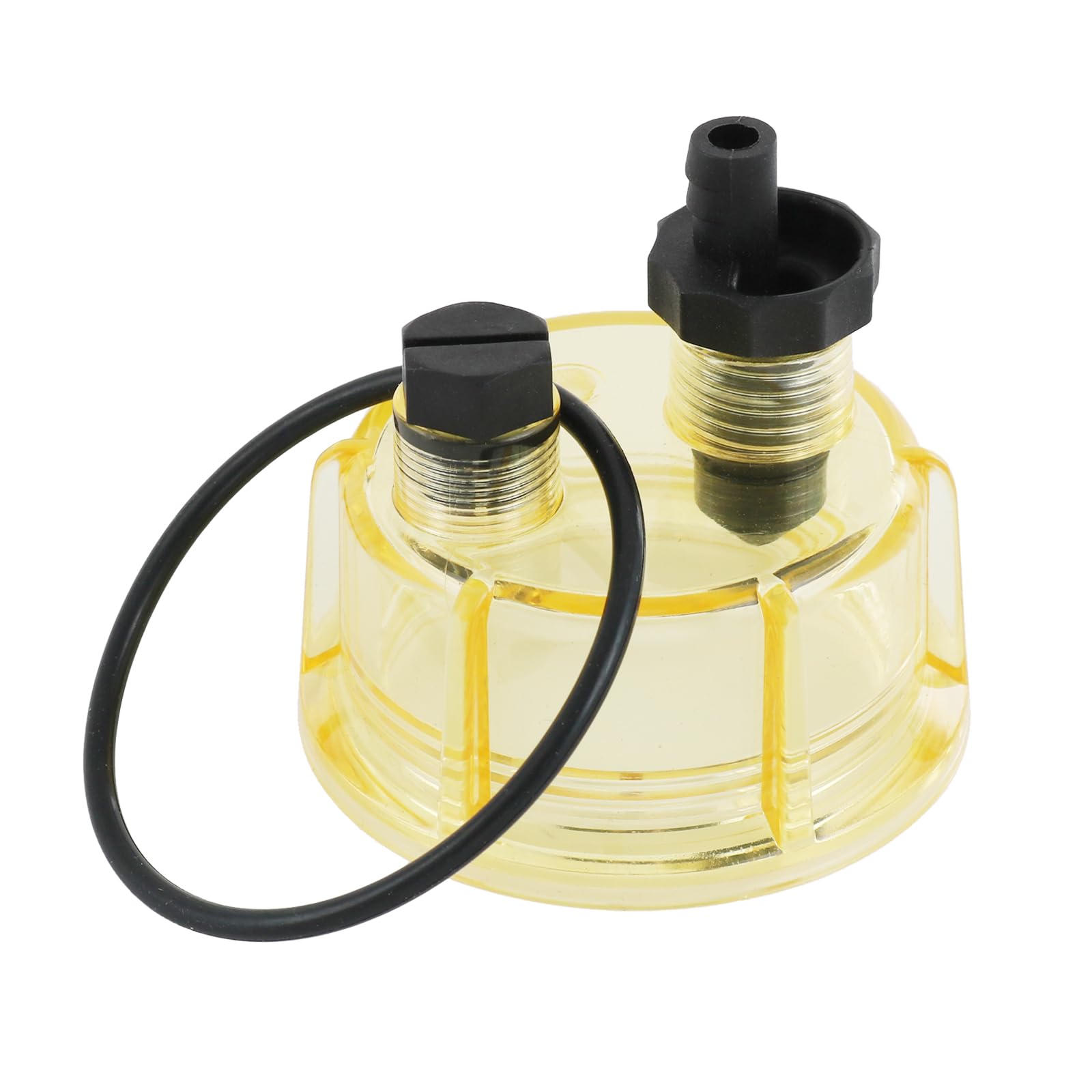 CARMOCAR R12T Nylon Water Collection Bowl for Marine Outboard Motor Spin-on Fuel Filter Water Separator 120AT NPT ZG1/4-19 R12T,S3240,18-7947