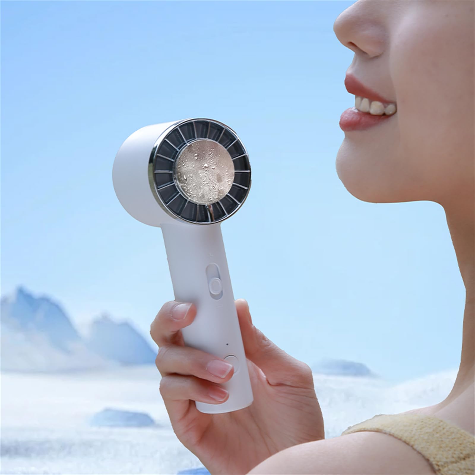 CHENZILIN Outdoor Cooling Fan Semiconductor Cooling Fan USB Charging Fan Lightweight Fan Pocket Size Fan ABS for Outdoor