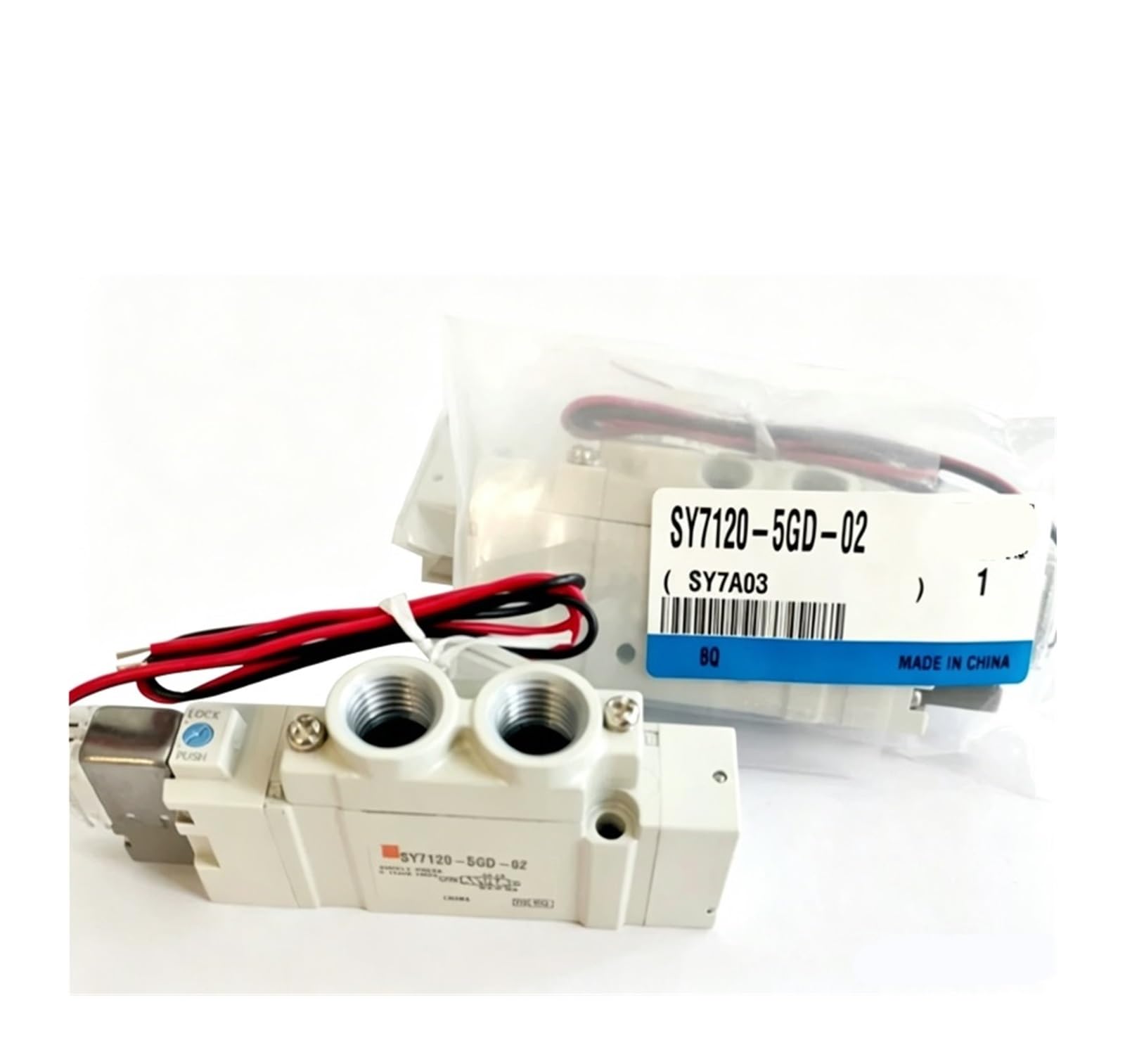 NACODLUL 1pcs SY7120-5G-02 SY7120-5GD-02 SY7120-5GZ-02 SY7120-5GZE-02 SY7120-5GZD-02 solenoid valve