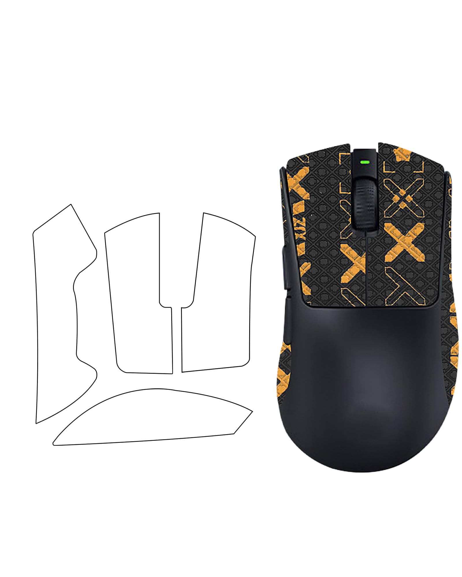 Bande antidérapante Razer DeathAdder V3 HyperSpeed autocollant grip - 8