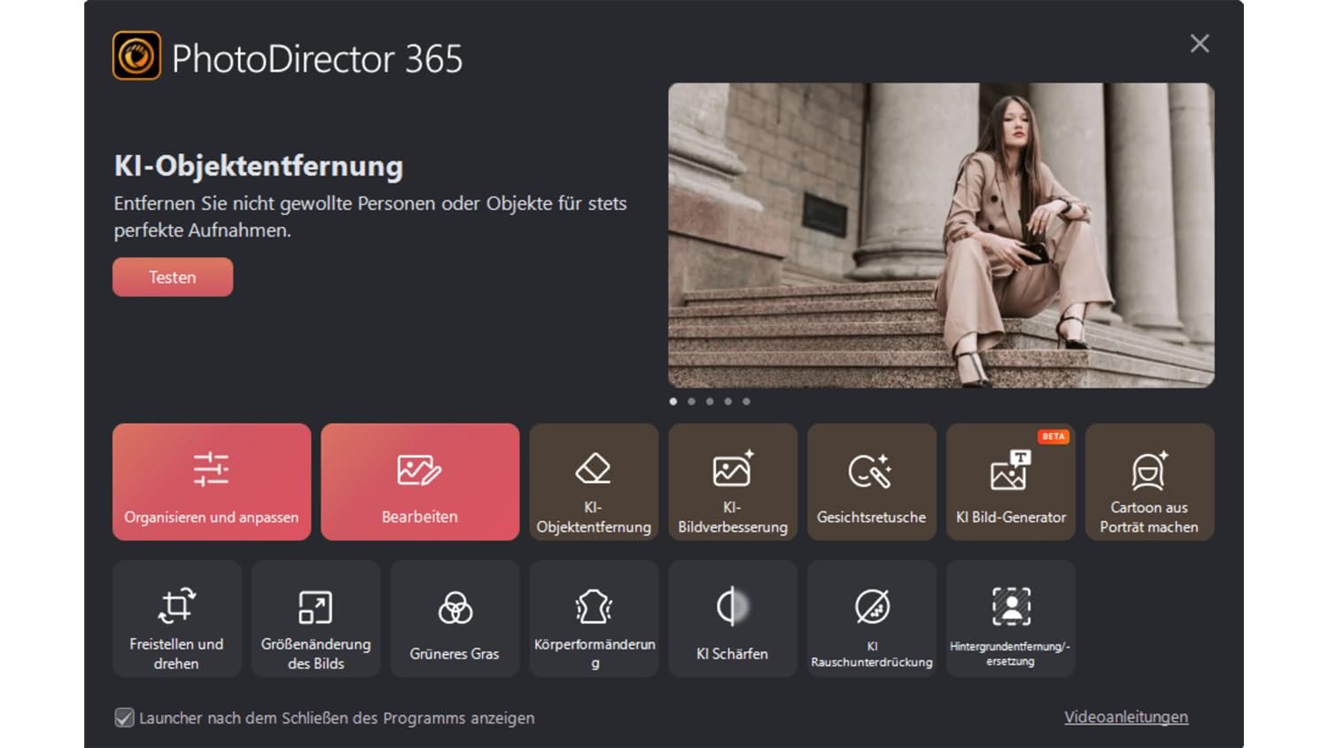 CyberLink PhotoDirector 2024 Ultra | Leistungsstarkes Bildbearbeitungsprogramm | Komplettes Fotostudio | Erstellt perpekte Fotocollage / Fotoshow / Panorama | Lichteffekte | GIF | Windows 10/11 [Box]