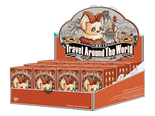 POP MART YOKI Travel Around The World シリーズ ABS&PVC&ビニール製 トレーディングフィギュア 12個入りBOX