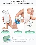 Momcozy Thermomètre Numérique Bébé, Qualité Médicale, Bluetooth, Vert - 8