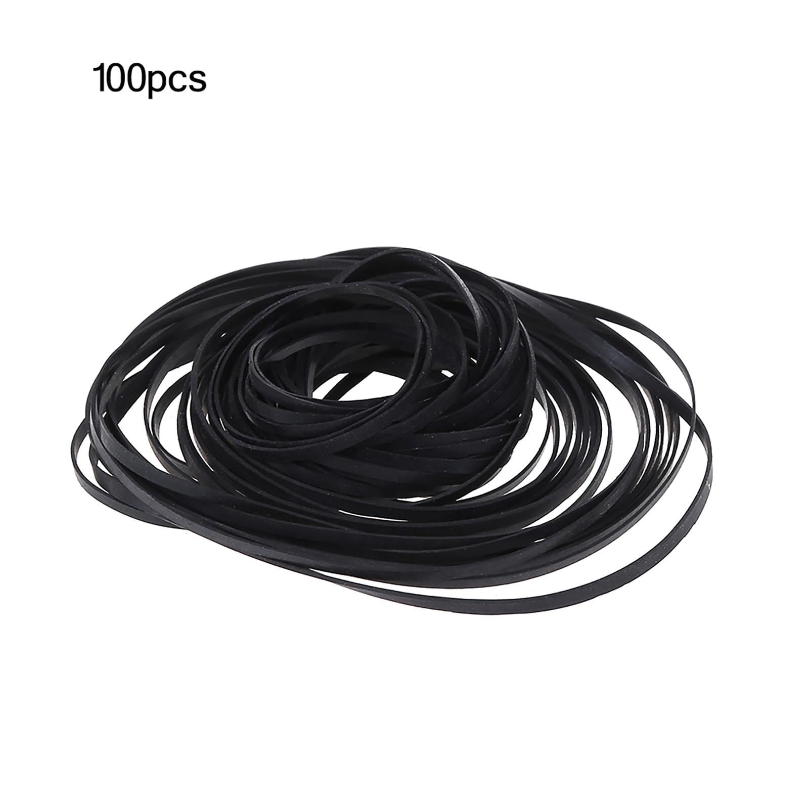 100 Cinghie Piatte Per Registratori - Gomma, Larghezza 2 Mm, Miscela Di Lunghezze - Foto 5