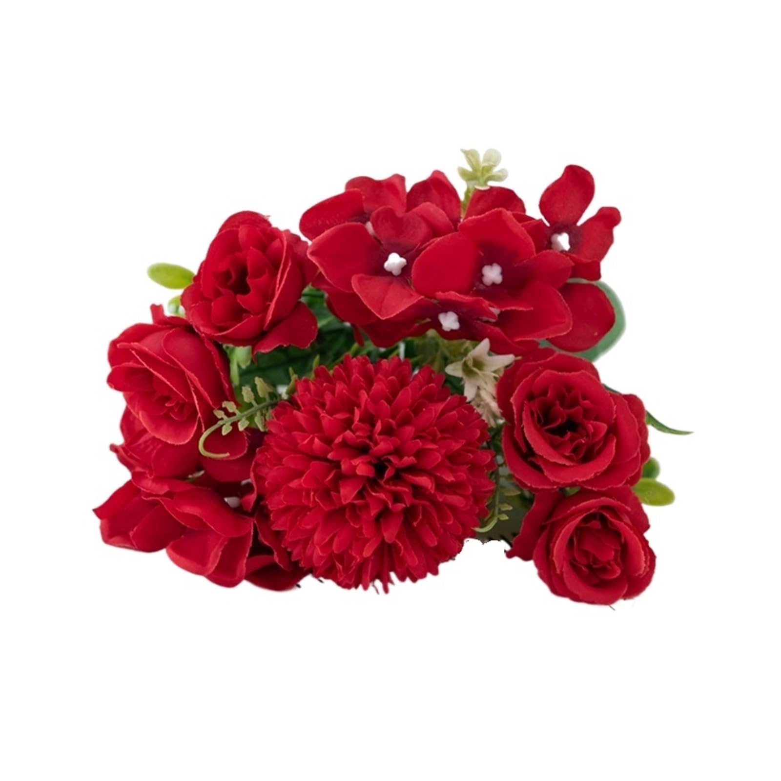 LXURY 5/10PCS Artificial Flowers Bouquet Wedding Wreath Outdoor Garden Arch Decor Home Garland Accessories(Colour1,10PCS)