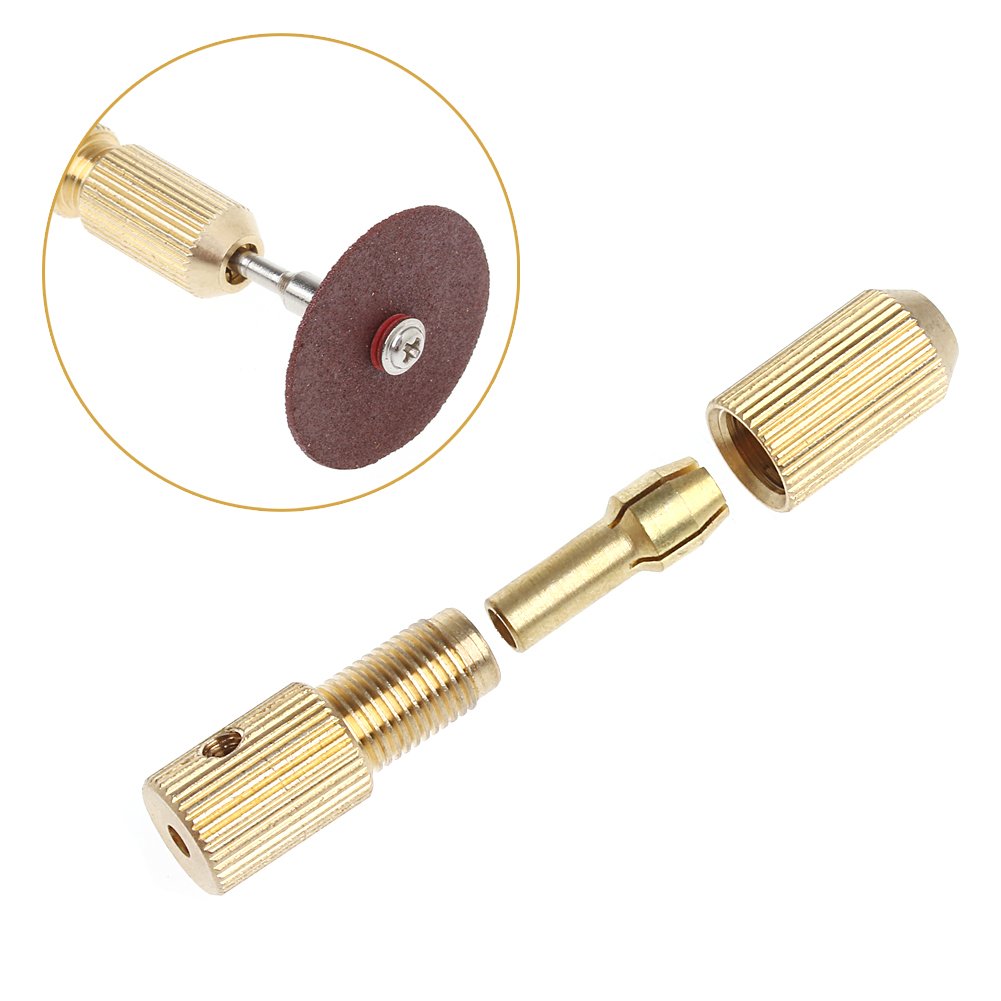 10Pcs 0.5-3.2mm Twist Hand Drill Chuck Electric Drill Bit Collet+2mm