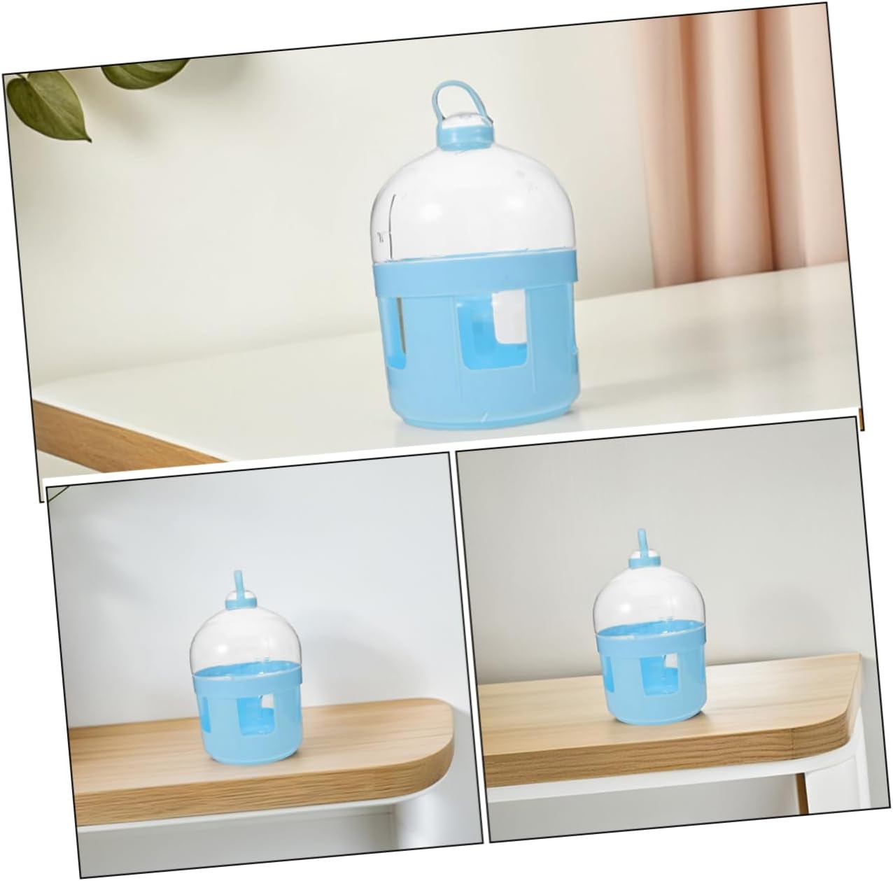 TOYANDONA 2pcs Pigeon Water Drinker Dispenser Bird Waterer Bottle for Homing and Racing Pigeons Easy to Use Transparent Capacity