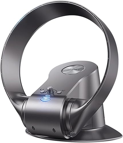 Miniatura 9 de ZAVAYA Ventilador de pared sin hojas de 14 pulgadas con control remototemporizador, ventilador sin aspas montado en la pared, ventilador de