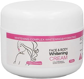 Creme Corporal, 1,8 Oz Creme Hidratante Clareador Portátil Creme Corretor de Manchas Escuras Creme Corporal para Cuidados Com a Pele para Axilas Joelhos