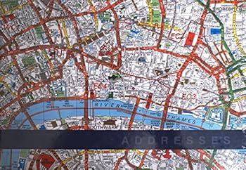 Hardcover London Address Book A5 Book