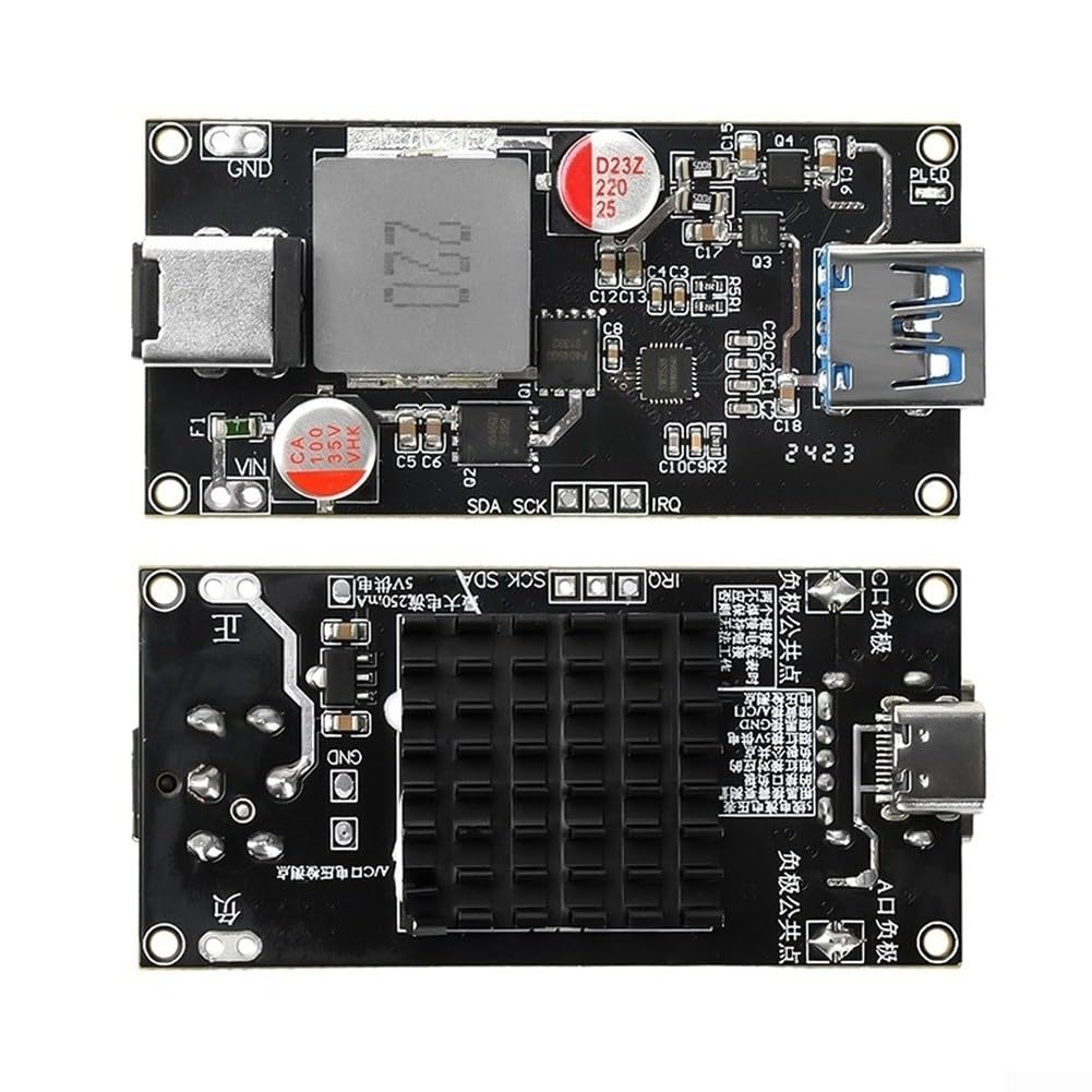 Cargador USB-C para PD 140W QC5 Entrada 6-30V Cargador USB-C
