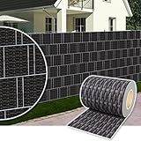 Länge: 70m // Breite: 19 cm // Material: PVC // 100% UV-beständig // ca 450 g pro qm // 6,8 Kg je Rolle // Inklusive: 30 Befestigungsclips