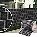 Produktbild Dazone® PVC Sichtschutzstreifen Zaunfolie Blickdicht inkl. 30 x Befestigungsclips 19 cm x 70 m (Rattan-Anthrazit)