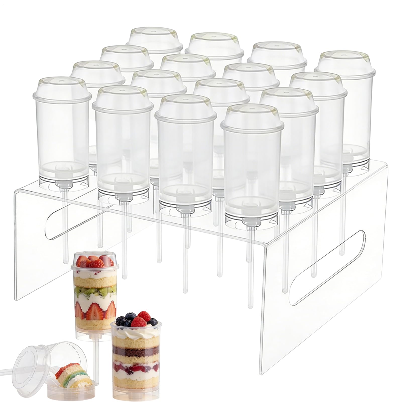 Stampo push up per cake pop, da dessert, supporto push pop con supporto e