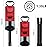 HOW TRUE Golf Ball Retriever, Portable Shag Bag Golf Ball Pick Up with Removable Plastic Tube, Pocket Shagger Storage, Red