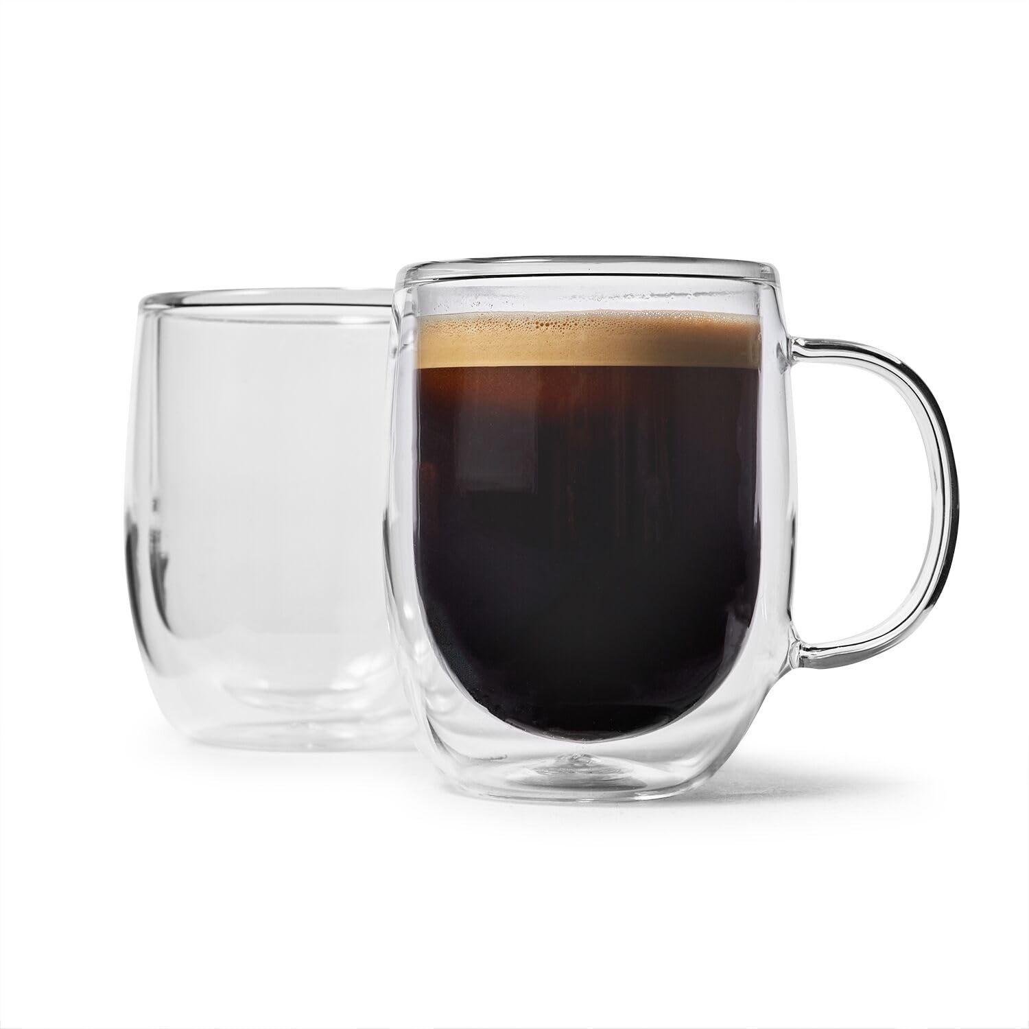 Amazon.com | Sur La Table Double-Wall Espresso Glasses, Set of 2