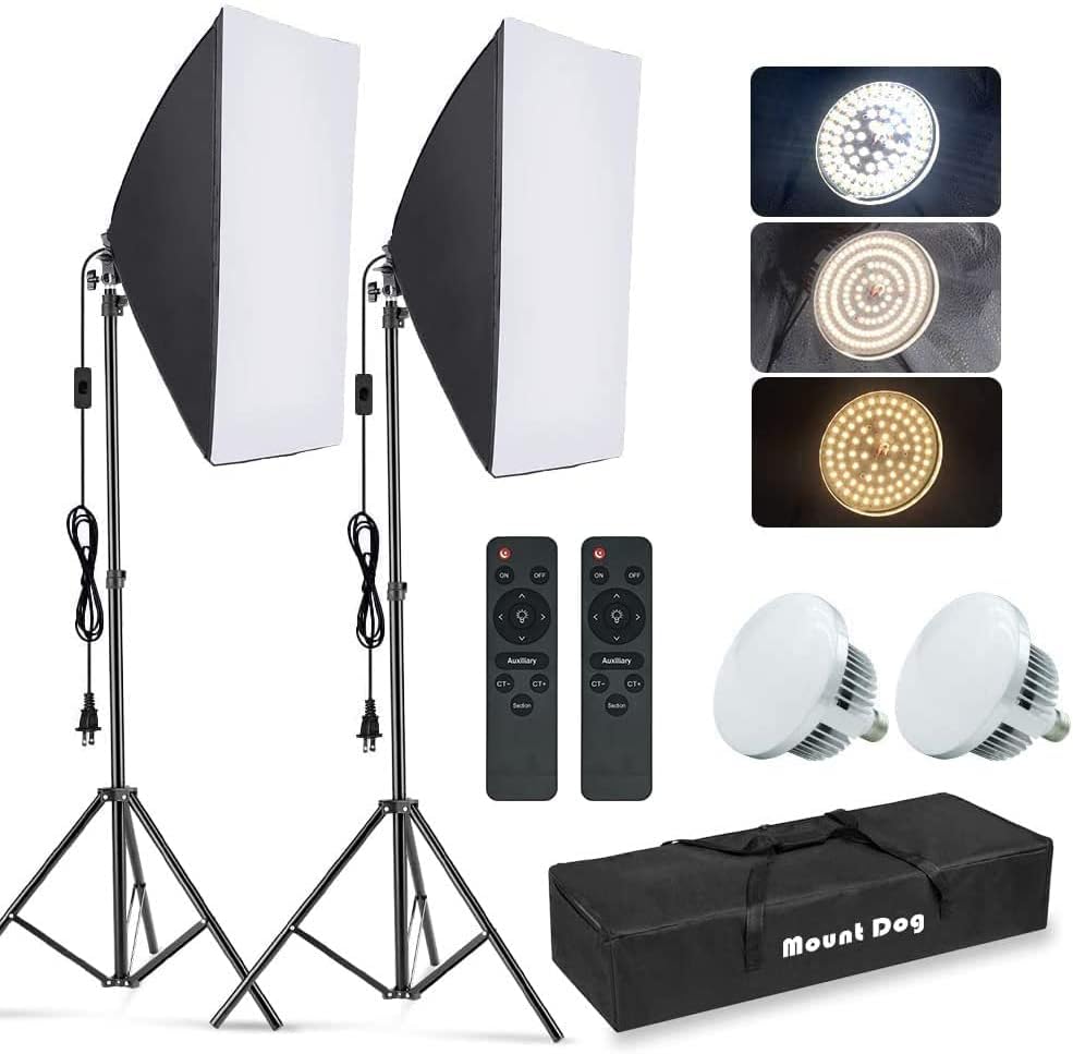 MOUNTDOG Softbox Lighting Kit