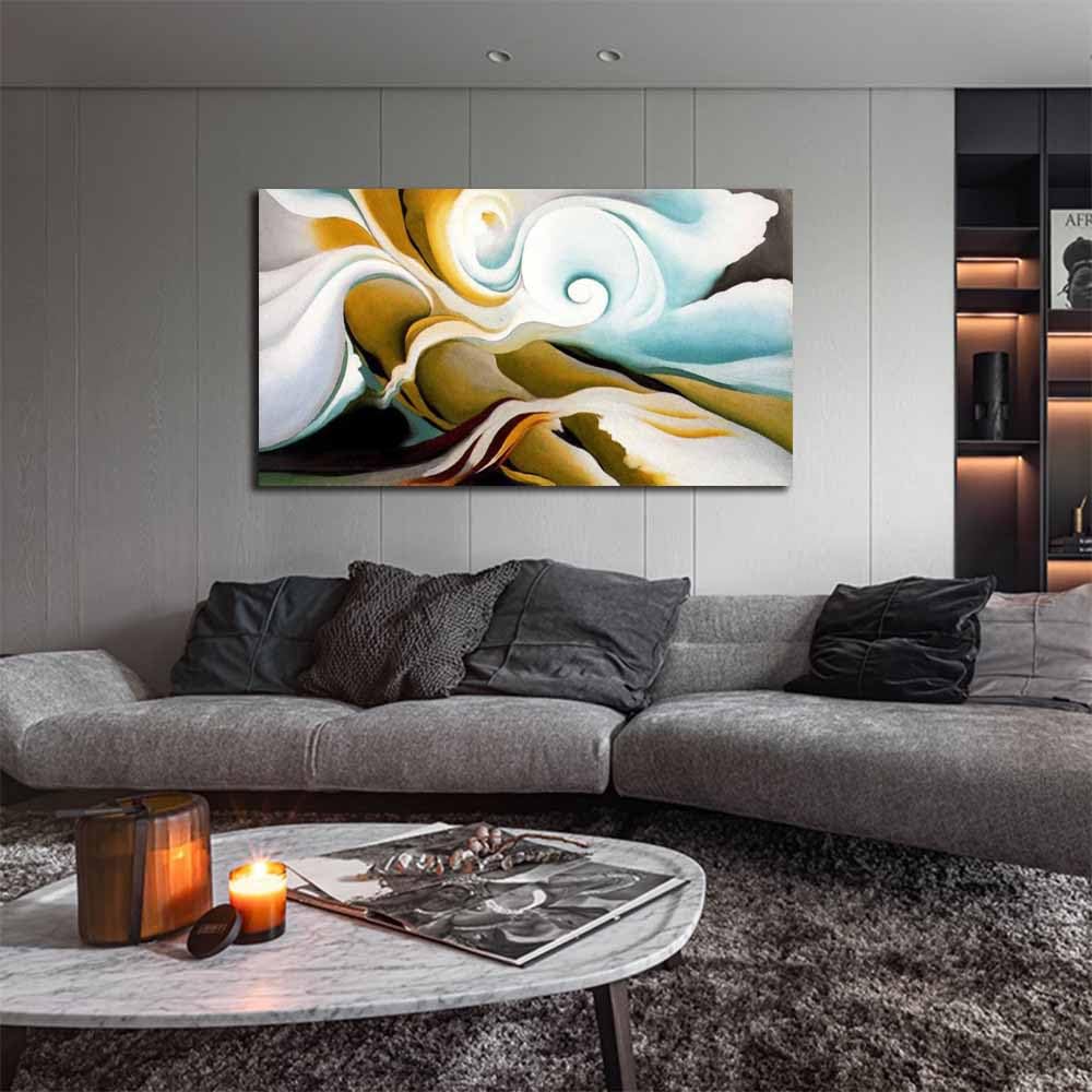 Amazon.com: Nature Forms Gasp by Georgia O'keeffe(Framed,30x55cm