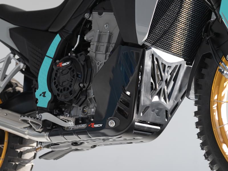Rtech Paramotore per Kove Rally 800 X-Pro 2024-2026, Tecnopolimero Sottomotore in plastica