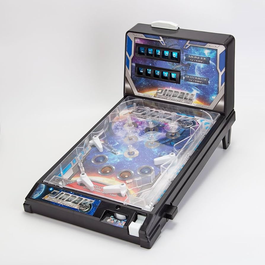 ピンボール家庭用ゲームソフト Amazon.co.jp: Xenotrix ミニピンボールマシン - 大人用卓上ピン