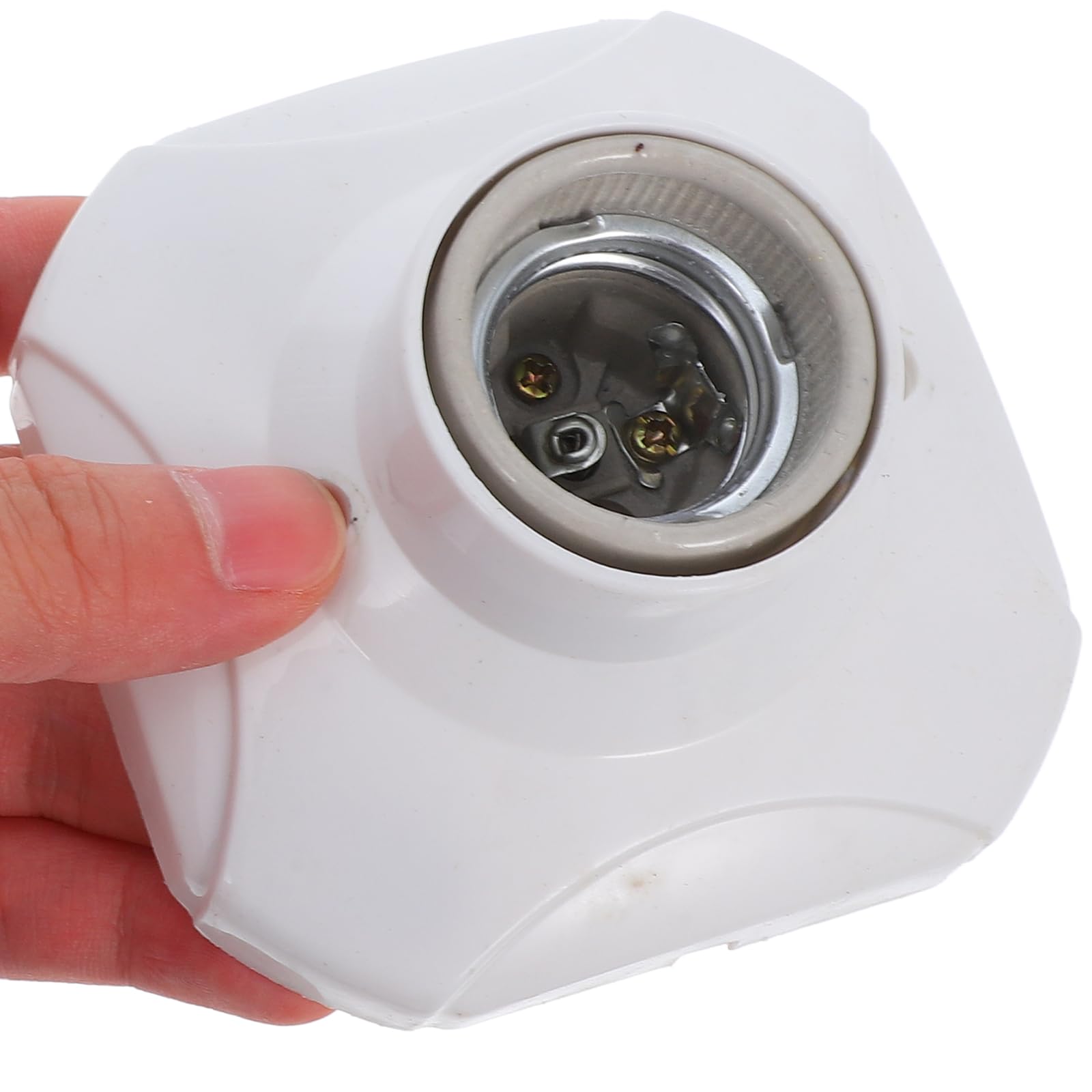 Portalampada a Vite E27 Bianco 20 Pezzi per Lampade a Soffitto