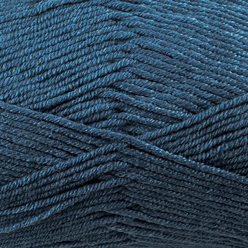 Image of Cloud Touch Baby - DK Weight Soft Anti-Pilling Yarn for Baby Clothes, Blankets & Amigurumi Crochet & Knitting, 90% Acrylic 10% Viscose derived from Bamboo, 3.53 Oz / 262 Yards (Denim, 1 Pack)