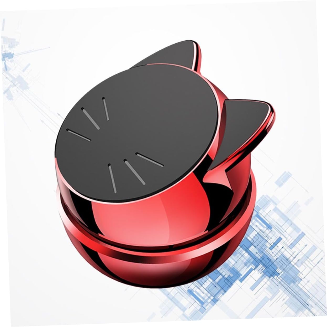 Gadpiparty 3pezzi Supporto Magnetico Per Telefono Da Auto Con Ventosa Supporto Di Navigazione Compatibile Con Smartphone e Dispositivi Mobili Rosso