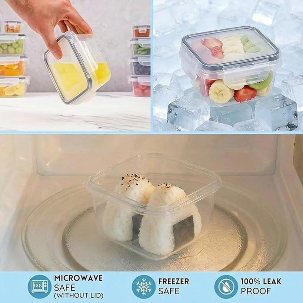 Set per la conservazione della cucina Contenitori per,Set da 14 pezzi
