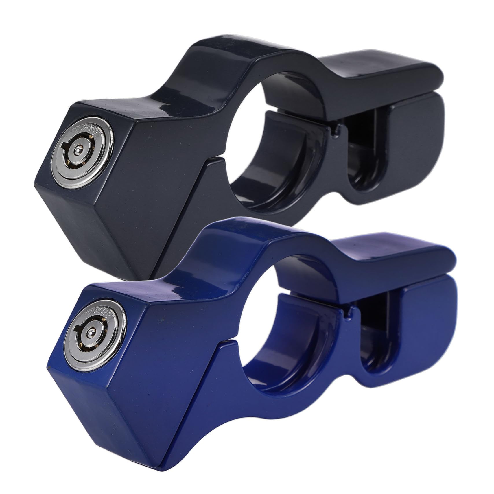 POPETPOP 2 Piezas Cerradura Antirrobo de Acelerador para Motocicletas Cerradura de Seguridad para Ciclomotores y Scooters de Manillar