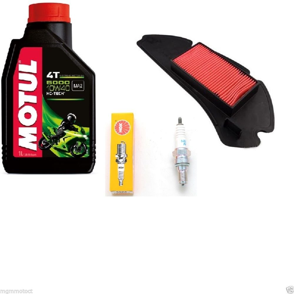 Kit de Revisión para Honda Nes, PS, Dylan, SH 125/150: Aceite Motul, Filtro, Bujía
