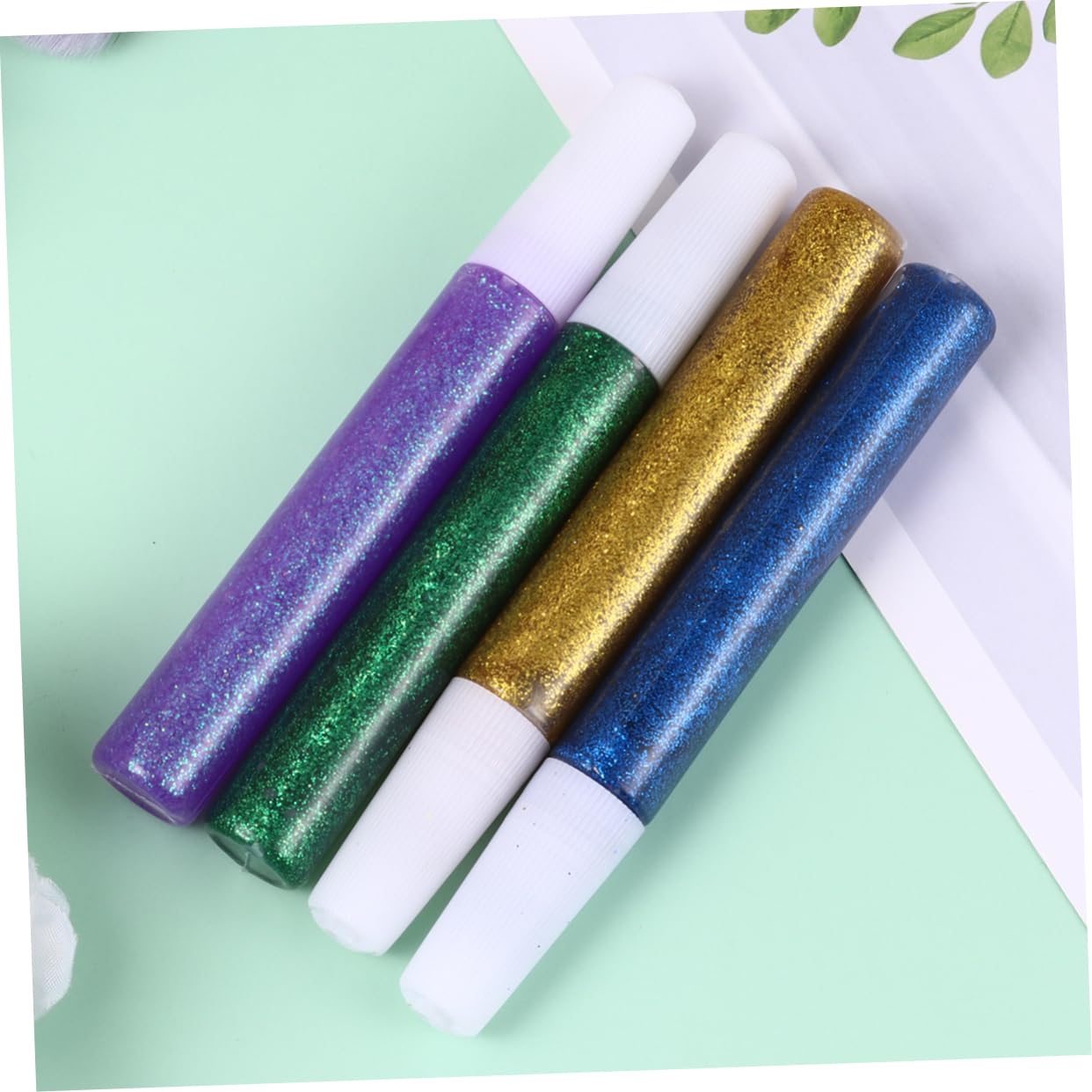 STOBOK 5sätze Glitzerklebestiften Verschiedenen Farben Für Bastelarbeiten Schulprojekte Und -kunsthandwerk