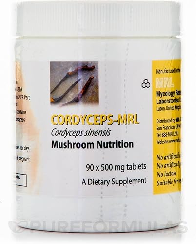 Cordyceps Sinensis-MRL 500 mg - 90 Tabletas por Mycology Research Laboratories