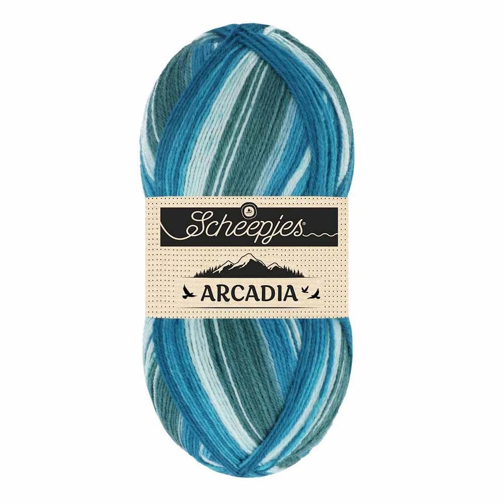 Scheepjes - Scheepjes Arcadia 906 Oasis - Resistant Sock Yarn - 1x100g