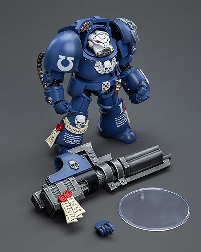 Miniatura 6 de Pipigirl JoyToy - Kit de figuras de acción de 40 K Space Marine con licencia 118 de soldado, ultramarines Terminators Brother Orionus, modelos de 4